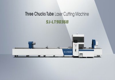 Three Chucks Tube Laser Cutting Machine