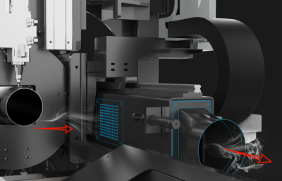 machine de découpe de tubes métalliques