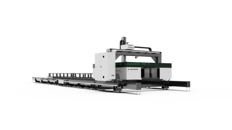 Machine de découpe laser de profils ouverts et de plaques SJ-HC1250L