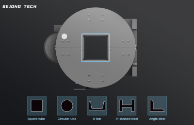 машина для резки круглых труб
